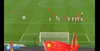 这都没进！拜合拉木近在咫尺的头球攻门，被对方门将挡出