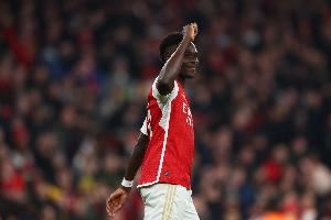 顶星！萨卡近3赛季英超100场37球35助，场均7.54分是联赛同期最高