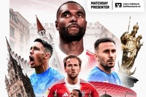 拜仁发布对阵药厂海报:我们的城市、我们的球迷、我们的球场