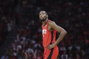 主将都不准!首节杜兰特3投全丢拿到3分&米切尔5中1仅拿2分